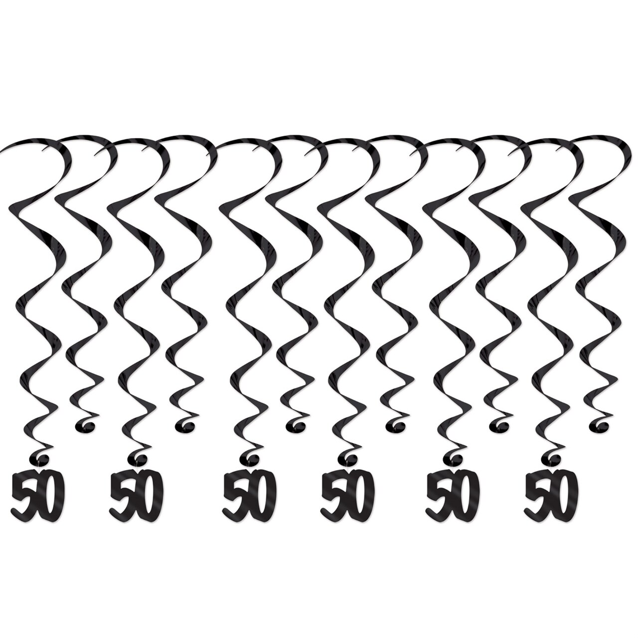 50  Whirls, (Pack of 6)